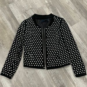 Zara studio Authentic suede studded jacket
